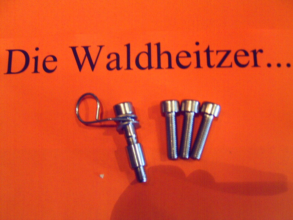 Edelstahlschraubensatz Gabelbrille mit Bremsleitungshalter Edelstahlschraubensatz Gabelbrille mit Bremsleitungshalter